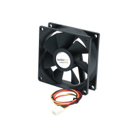 StarTech.com Ventola computer silenziosa con cuscinetto a sfera 80x25 mm con connettore TX3 - Kit di ventilazione sistema - 80 m
